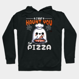 Pizza Chef Cute Ghost Hoodie